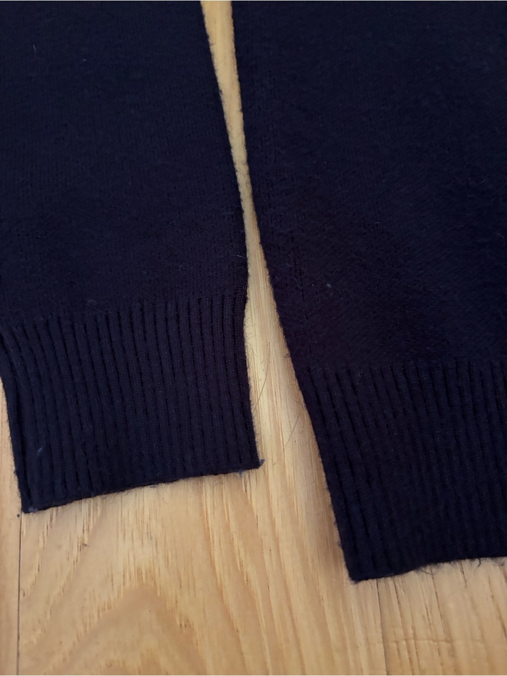 SUPREME | Navy Full Zip Knit Bomber Mock Neck Cardigan Sweater Jacket | Size S - Picture 5 of 6